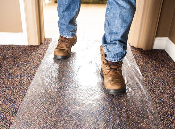 Surface Protection Films designed specifically for Carpets, Vents/Ducts, and Hard Flooring