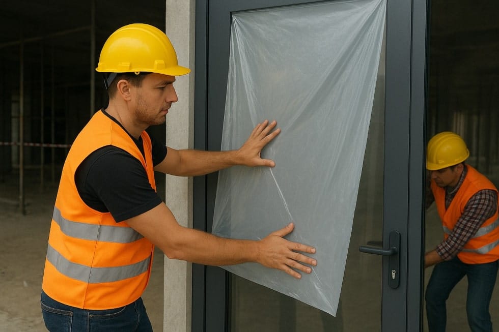 Best Practices for Installing & Removing Door Protection Film