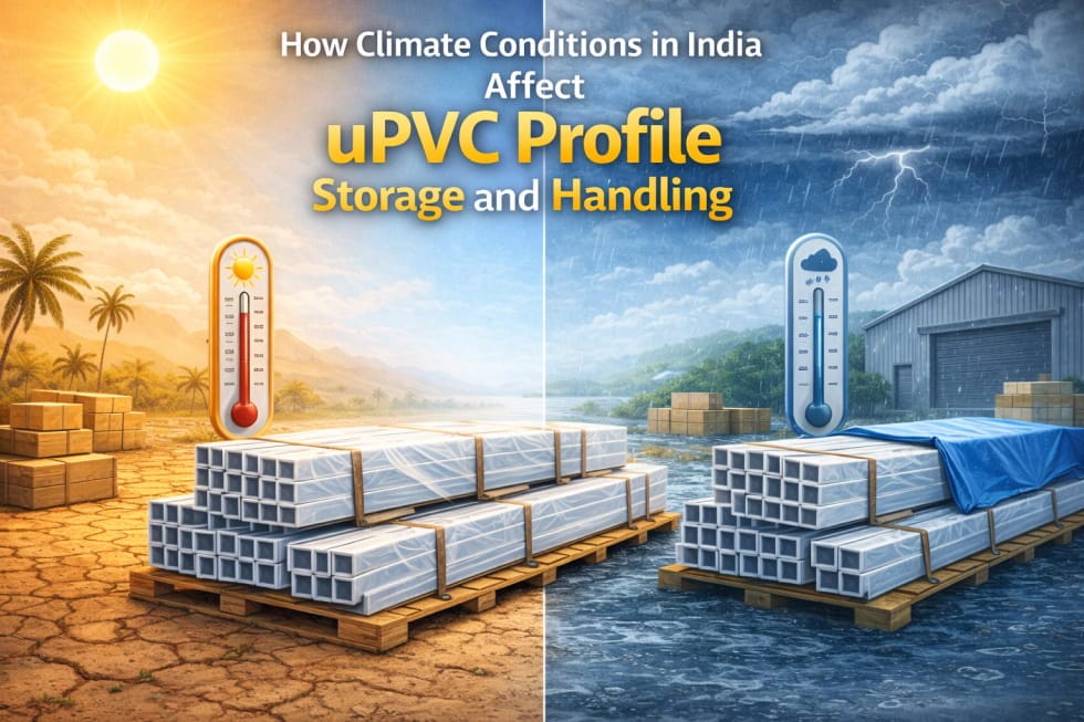 How Climate Conditions in India Affect uPVC Profile Storage and Handling