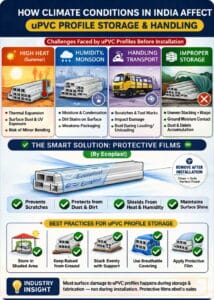 The Role of Protective Films in uPVC Profile Protection